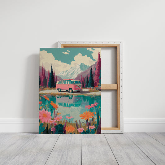 Journey Through Blooming Reflections