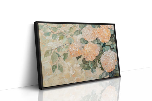 Peach Hydrangeas Paint Summer's Memory
