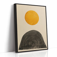 Solar Balance in Black and Gold