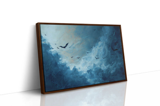 Birds Dance Through Storm Clouds