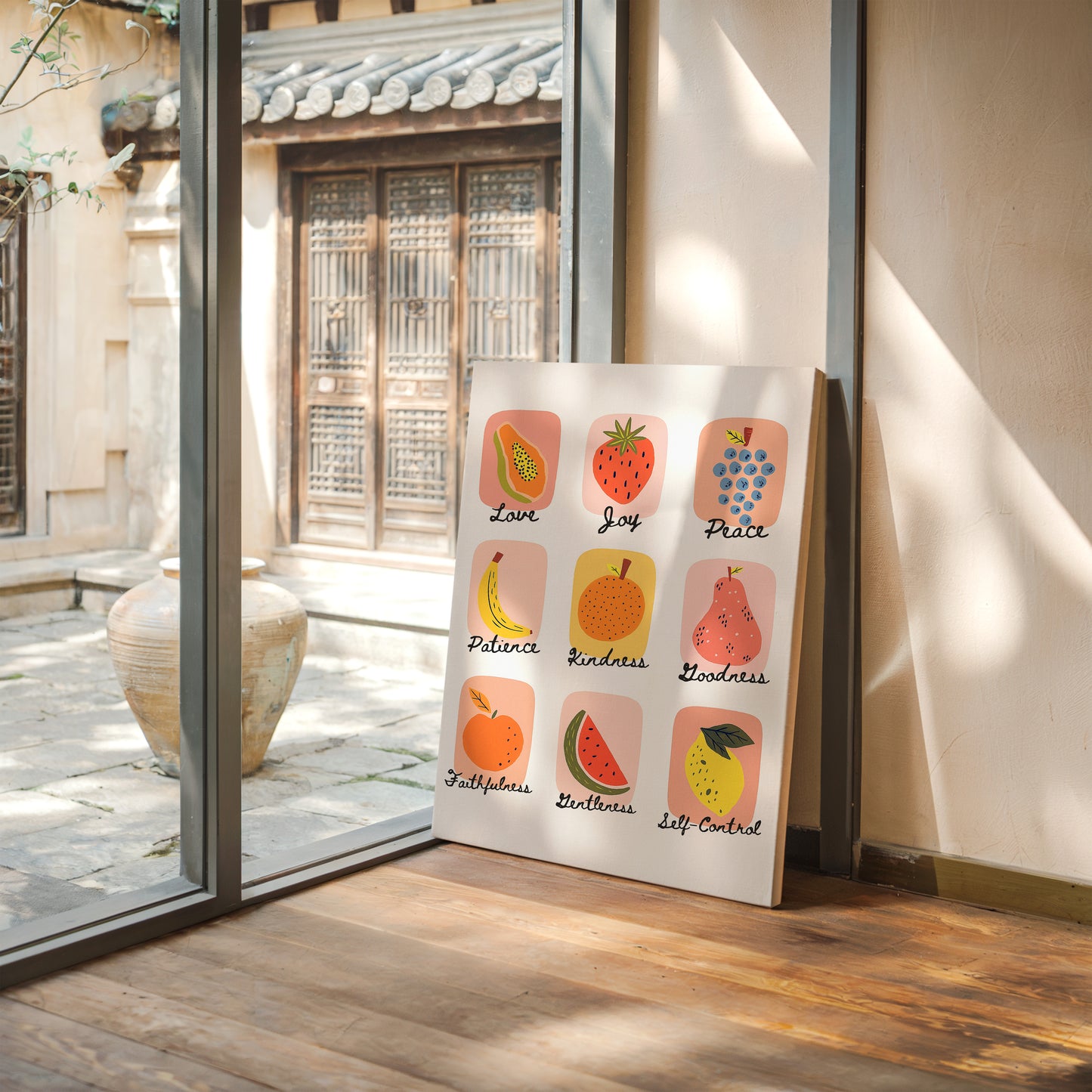Fruits of the Spirit Illustrated Print