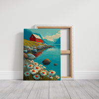 Nestled Among Daisies and Stones