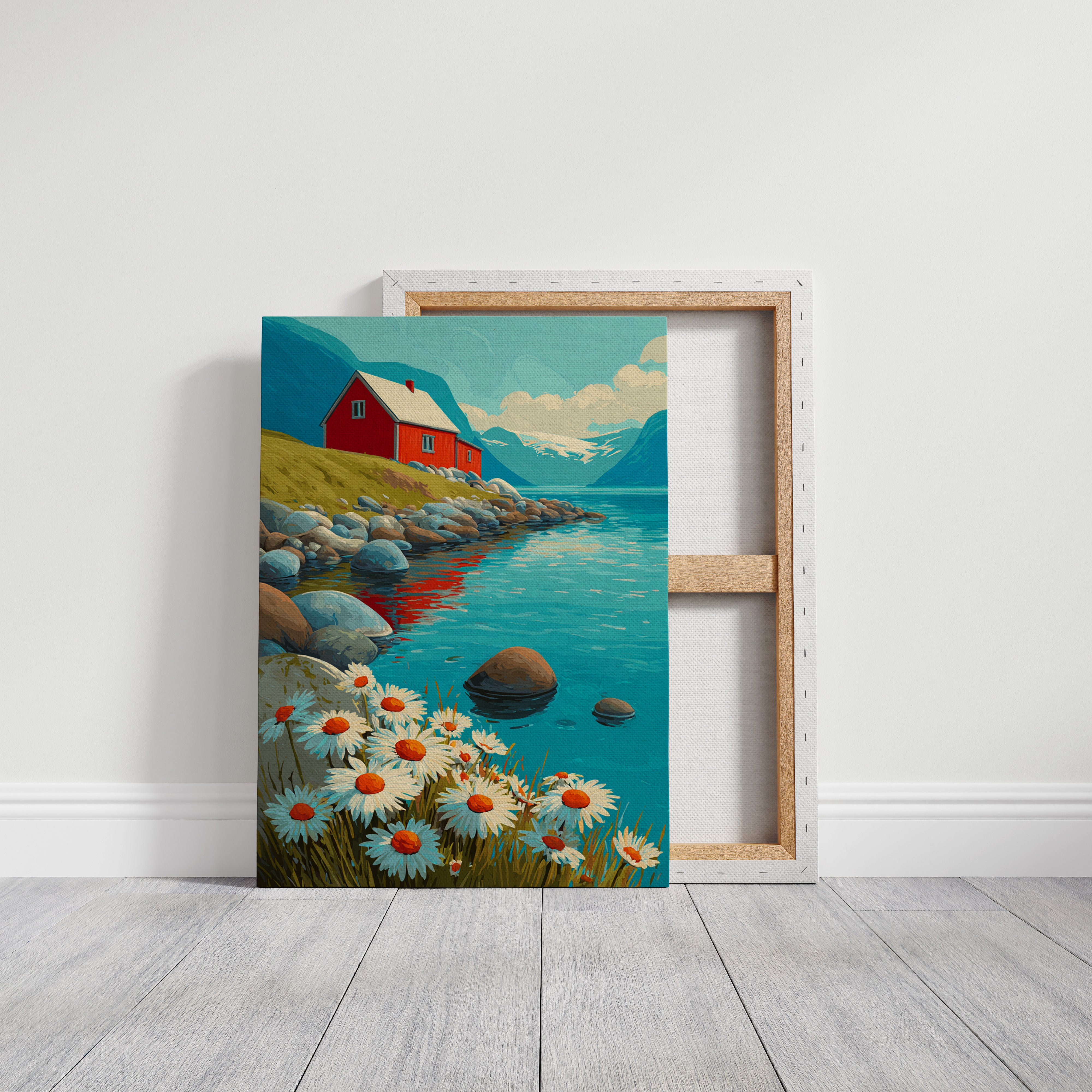 Nestled Among Daisies and Stones
