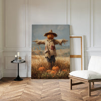 Harvest Guardian Watches Golden Fields