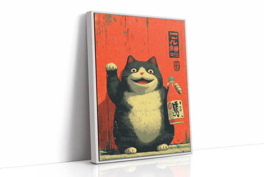 Lucky Cat Tends The Bar