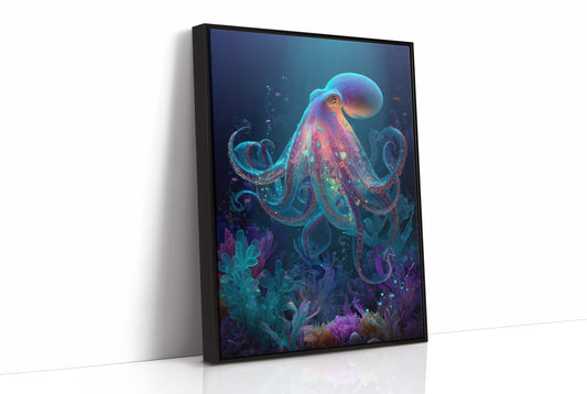 Luminous Tentacles Embrace Abyssal Gardens