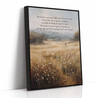 Psalm's Promise On Wooden Table