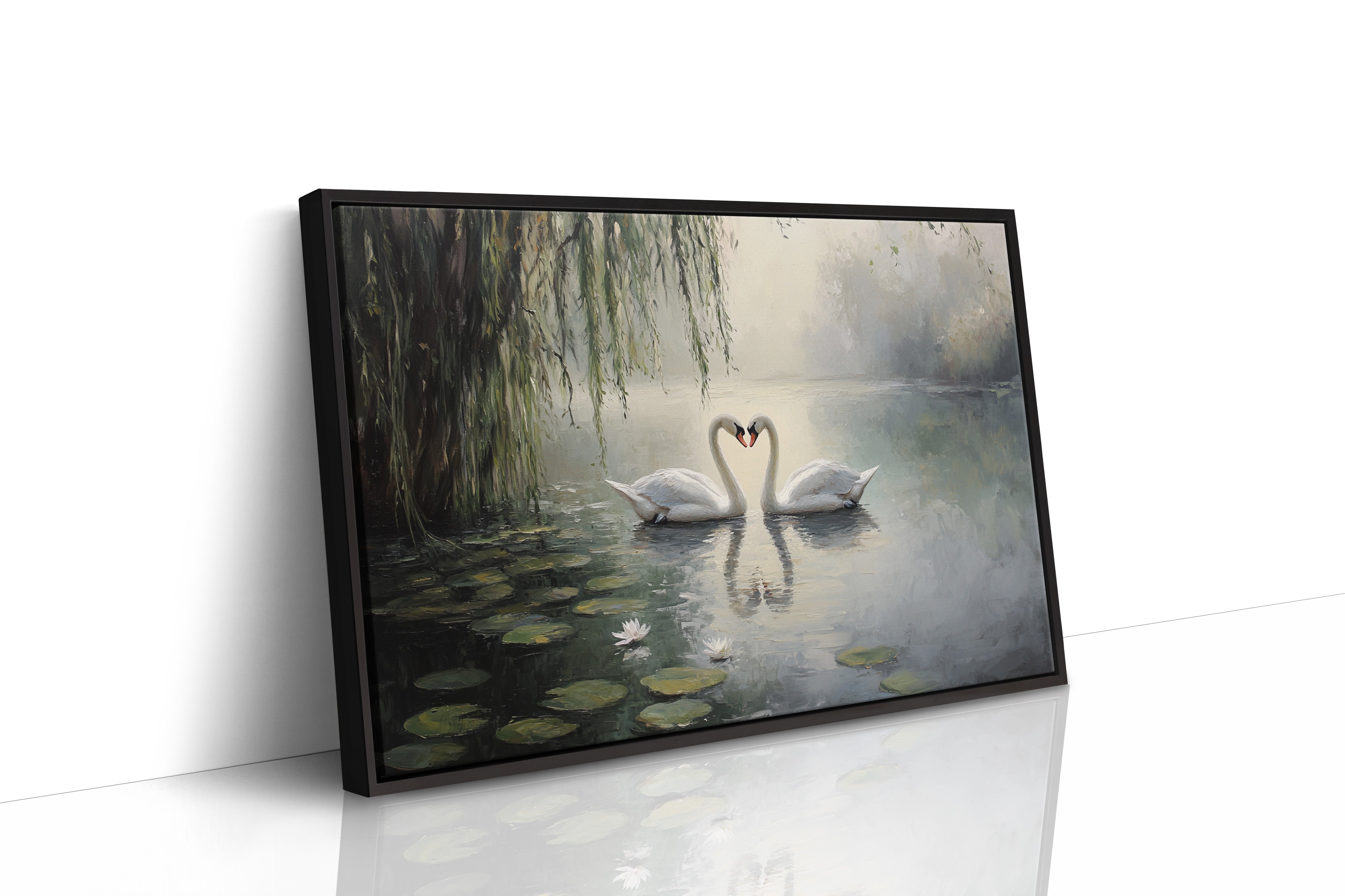 Swans Dance Among Lotus Dreams