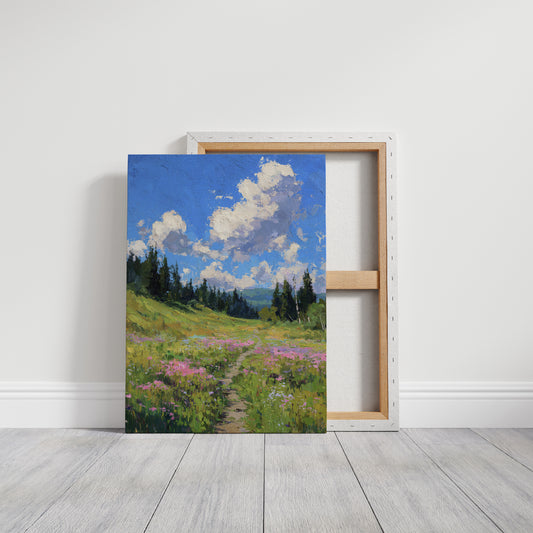 Pathway Through Blooming Meadows