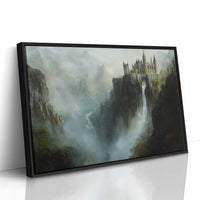 Ancient Spires Pierce Mountain Mist