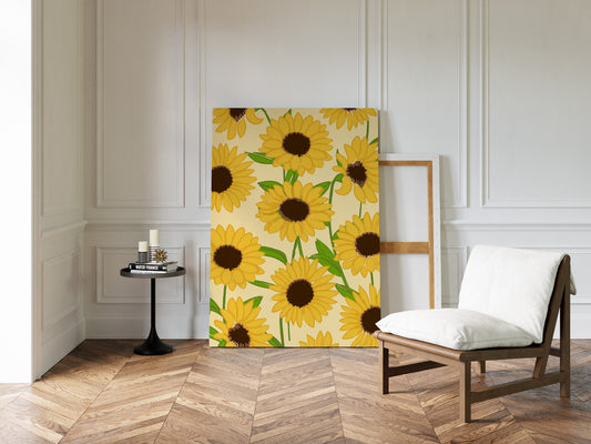 Yellow Petals Chase Summer Light