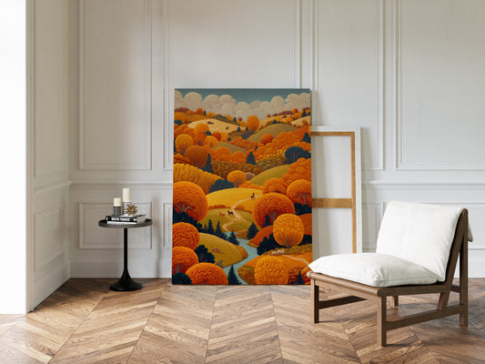 Rolling Hills Paint October's Symphony