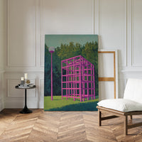 Pink Geometry Dreams In Forest