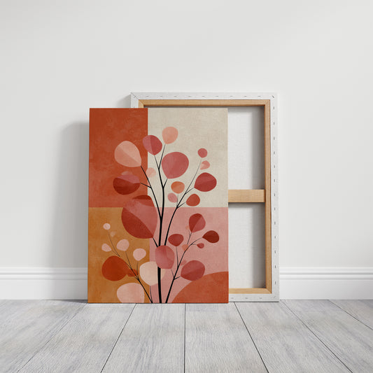 Branches Bloom In Coral Geometry