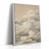 Clouds Rest Against Library Windows