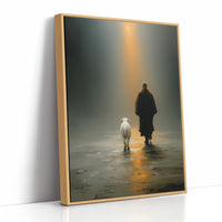 The Shepherd Walks Toward Light