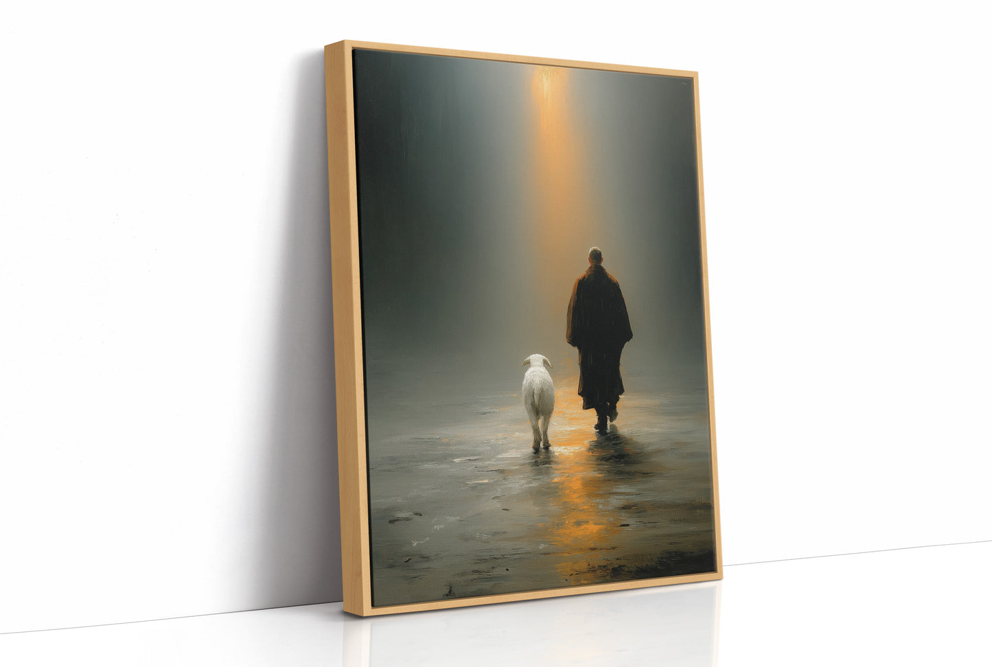 The Shepherd Walks Toward Light