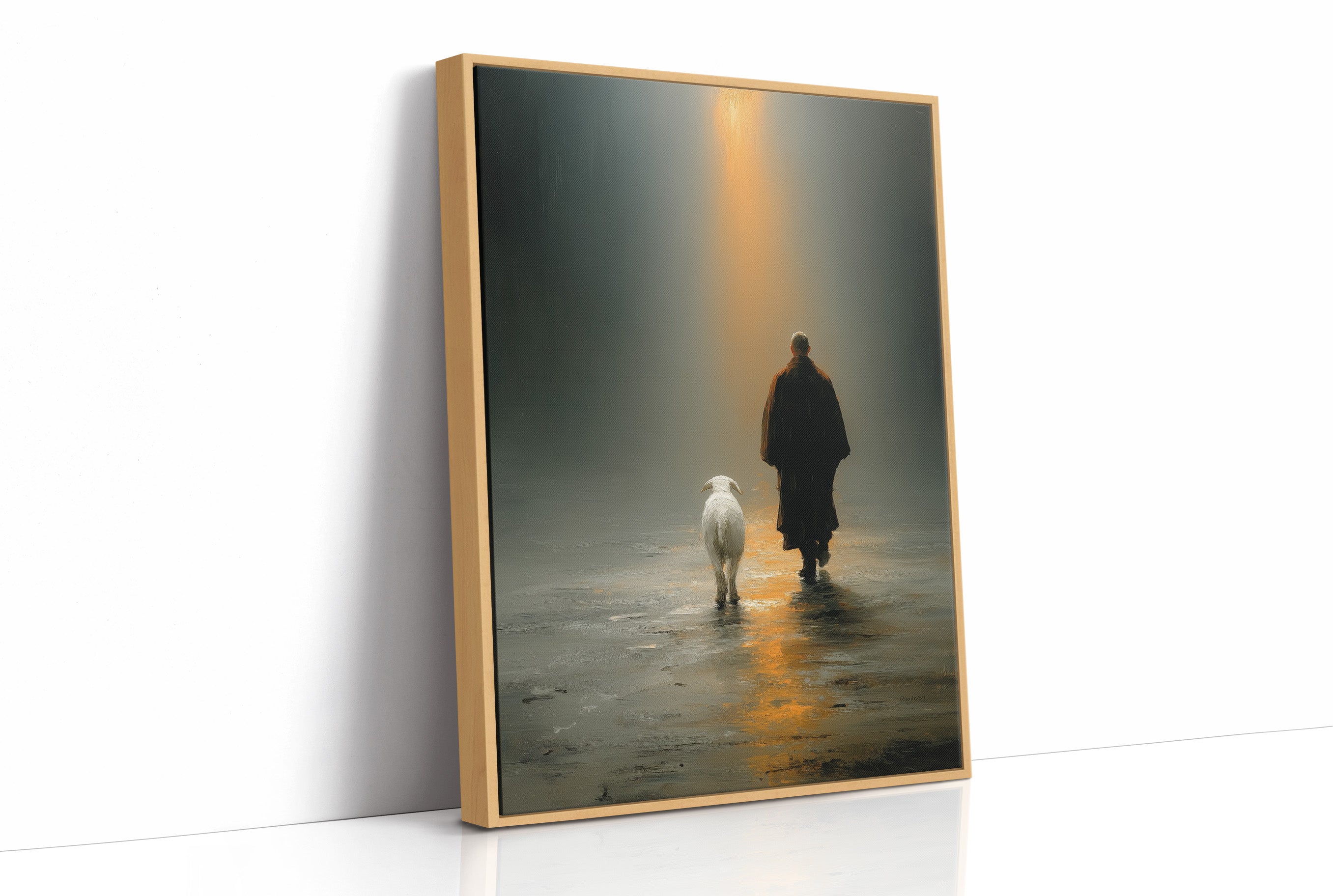 The Shepherd Walks Toward Light