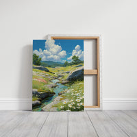Meandering Through Sunlit Meadows