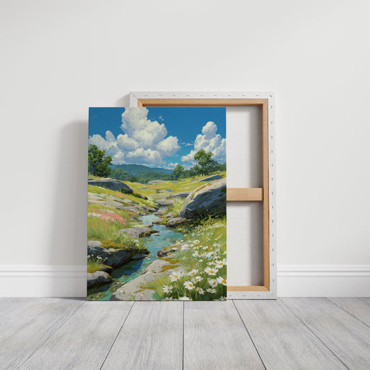 Meandering Through Sunlit Meadows