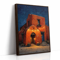 Desert Nightlight: Adobe Left the Lights On
