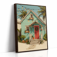 Holly Jolly Bungalow: Lights Strung Palm to Palm