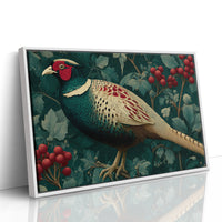 Pheasant Among the Holly