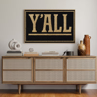 Y’ALL Western Beaded Sign