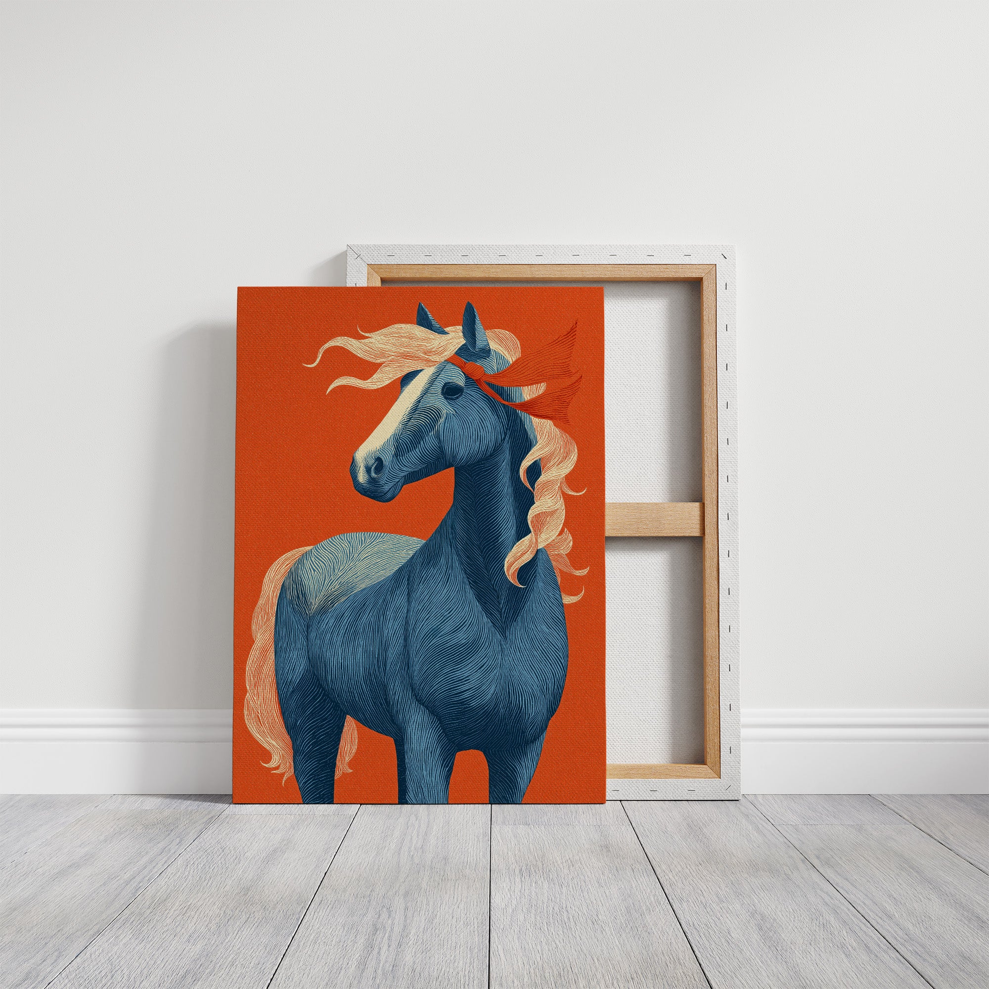 Blue Horse, Fire-Toned Mane