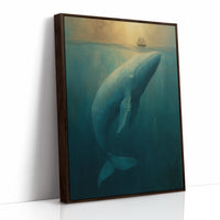 Gentle Giants Below Tiny Ships