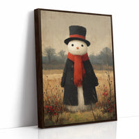 Snowman in the Meadow