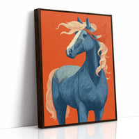 Blue Horse, Fire-Toned Mane