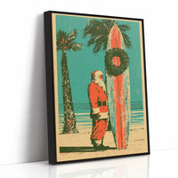 Surfboard Santa, Coastal Christmas