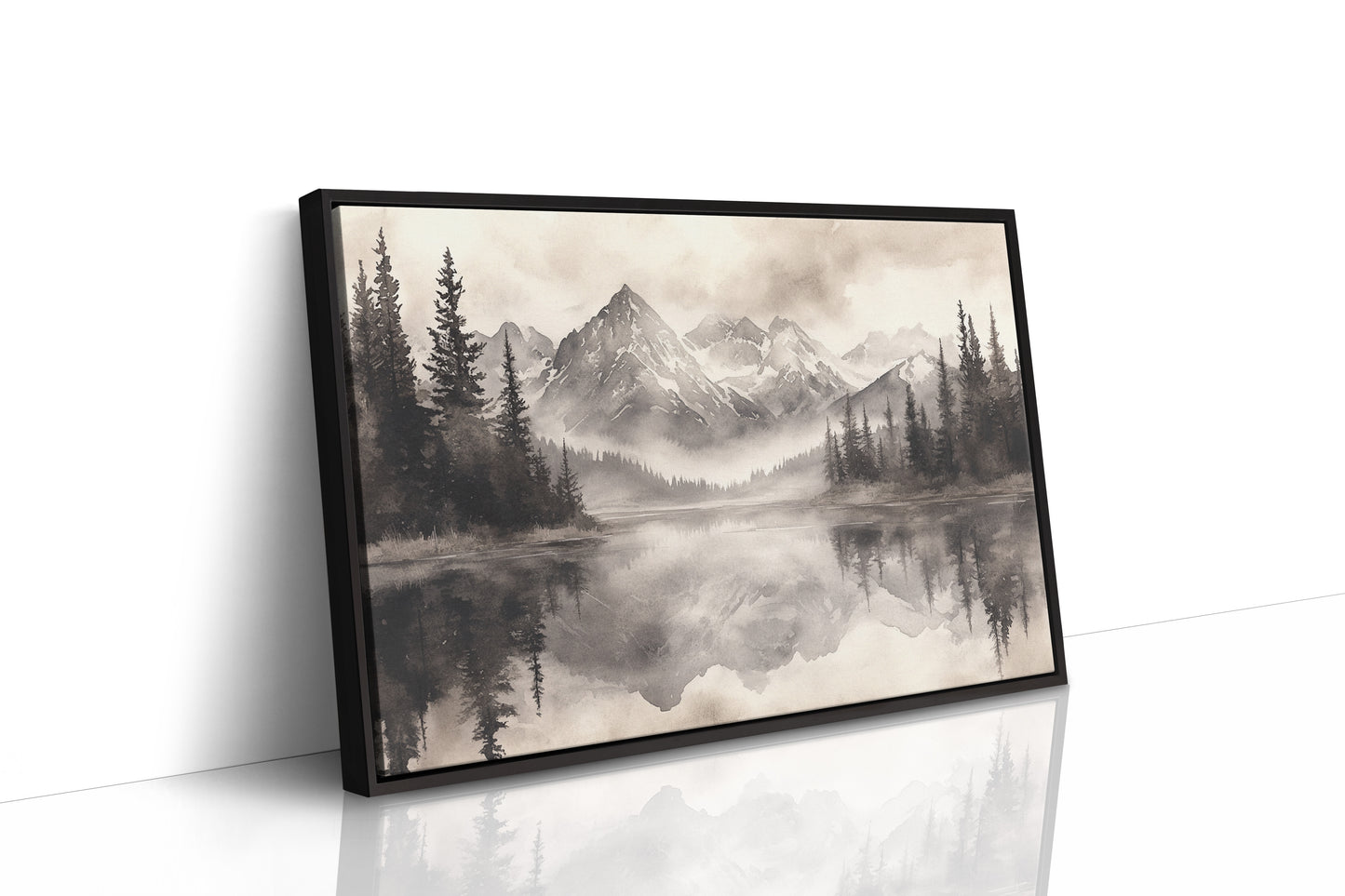 Alpine Lake Holds Mountain Memories