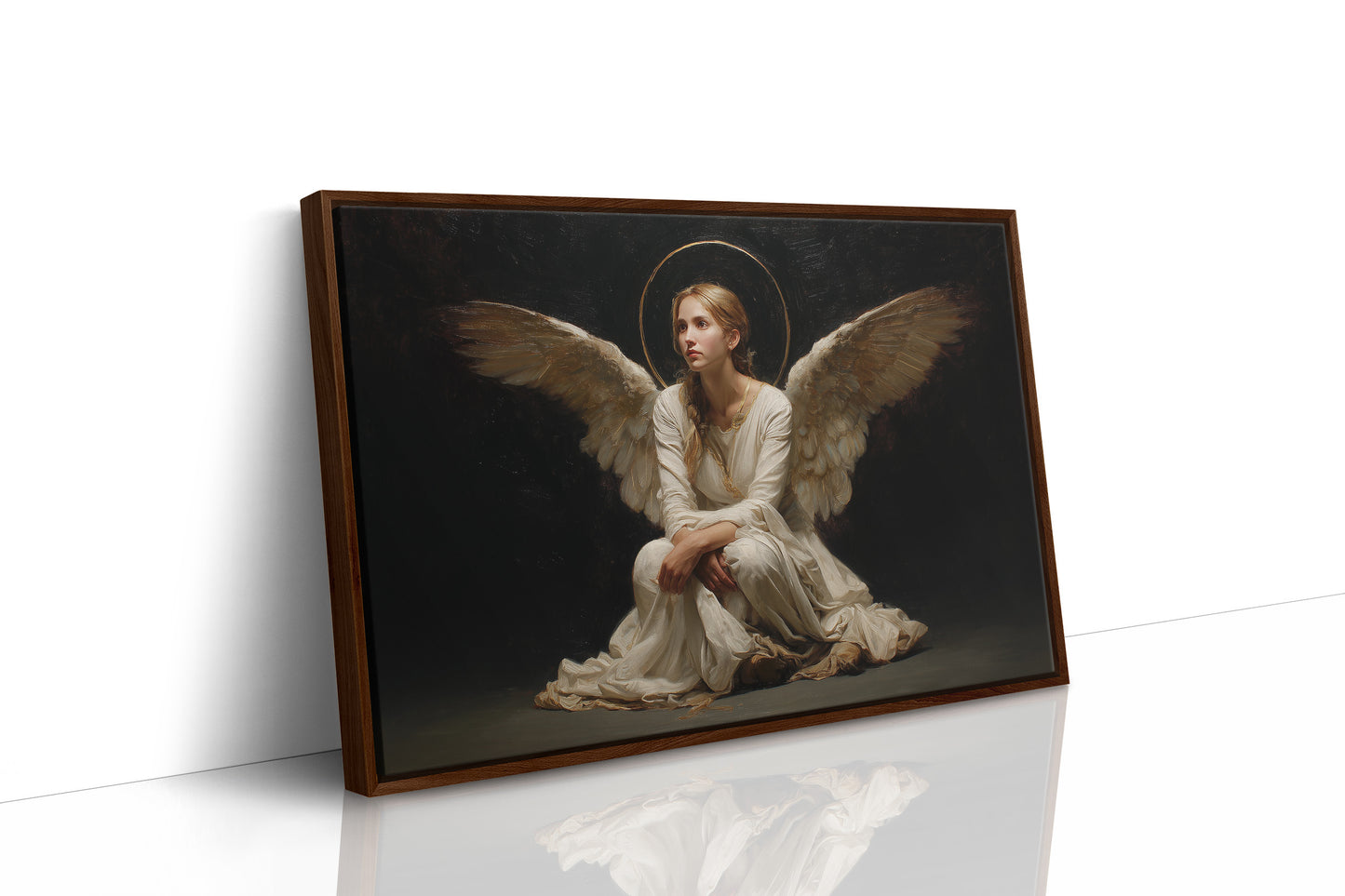 Celestial Light Meets Winter's Grace