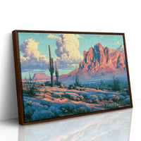 Superstition Mountain at First Light
