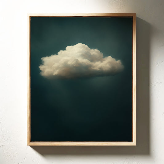 Solitary Cloud in Still Air