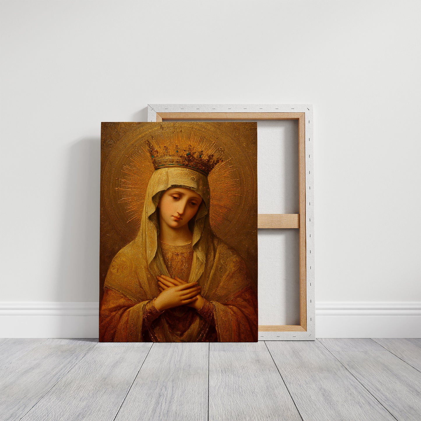 Radiant Devotion in Golden Hues