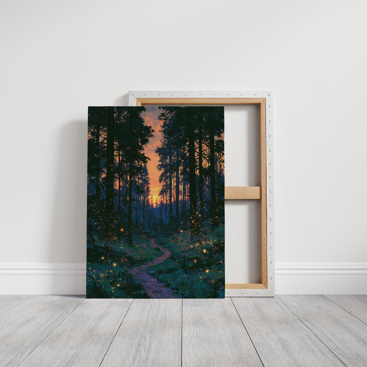 Fireflies at Dusk's Edge
