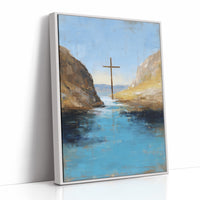 Faith Anchored Between Rocky Shores