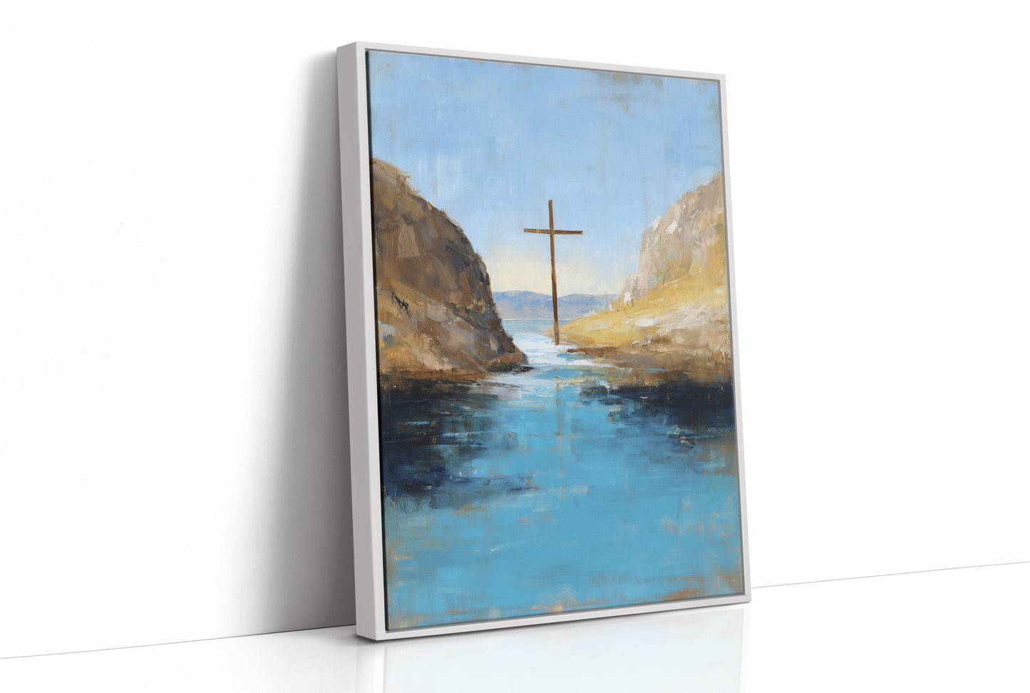 Faith Anchored Between Rocky Shores