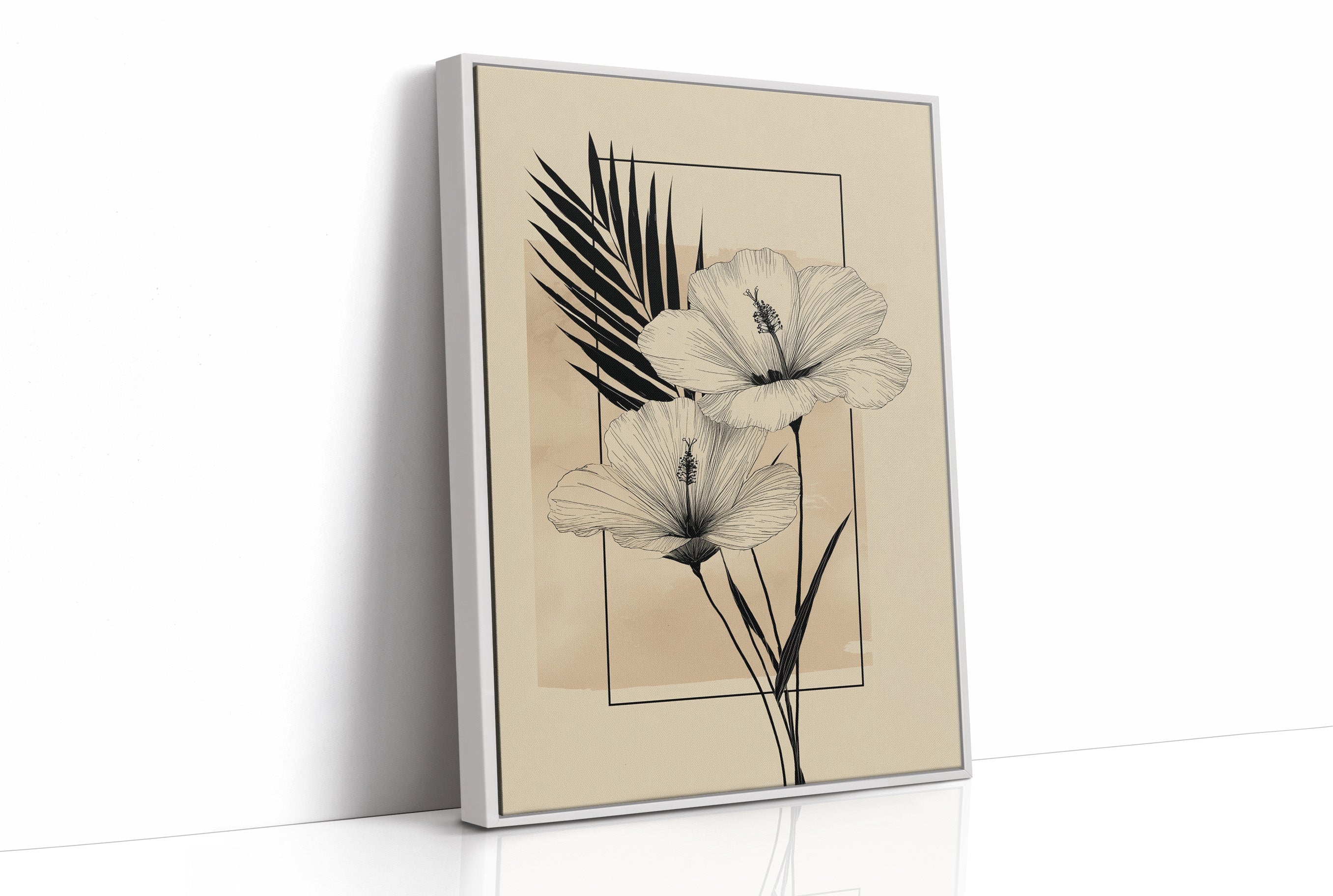 Tropical Lines Meet Gentle Petals