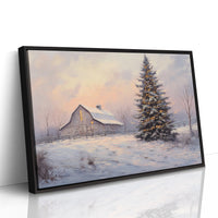 Winter Lights Warm The Farmstead