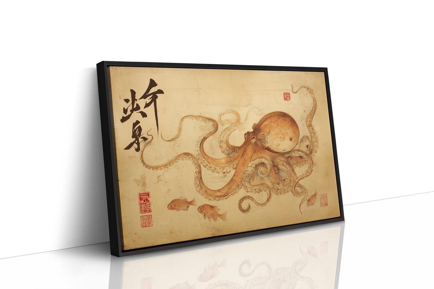 Ancient Seas On Parchment Scroll