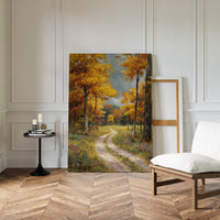 Maple Trees Guide The Winding Path