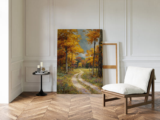 Maple Trees Guide The Winding Path