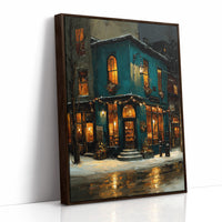 The Corner Shop in Snow