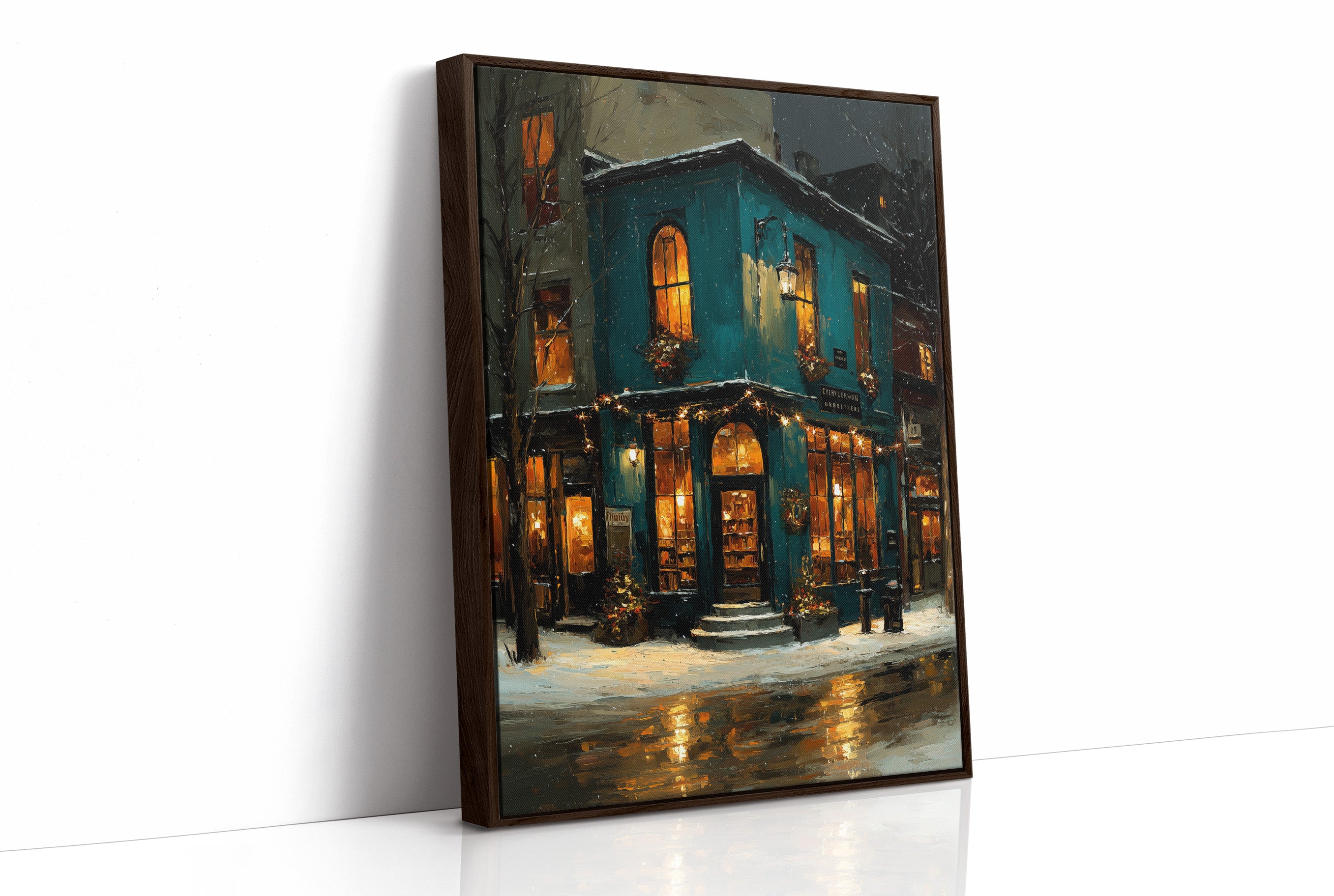 The Corner Shop in Snow