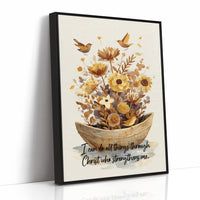 Golden Blooms Carry Faith's Promise