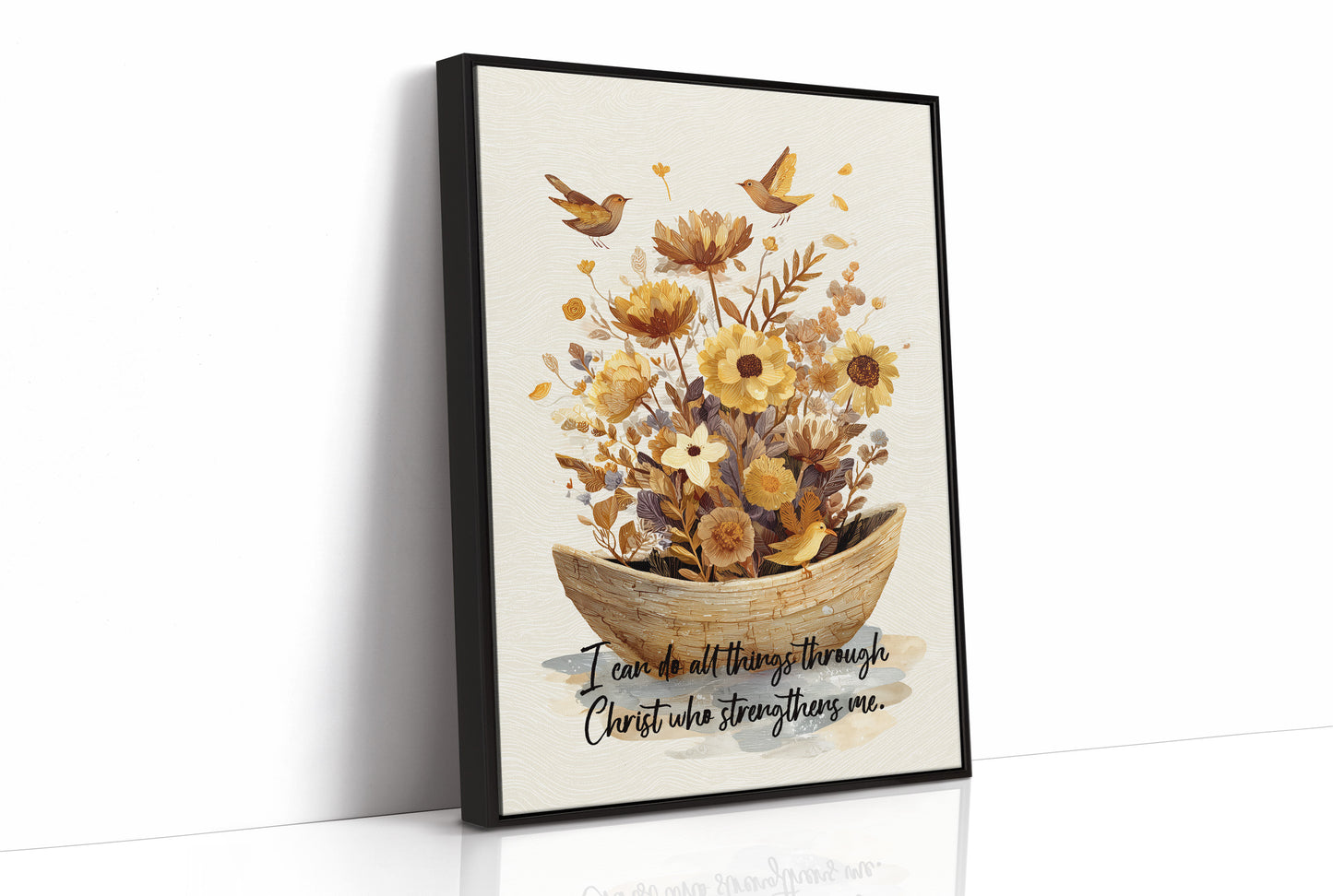 Golden Blooms Carry Faith's Promise